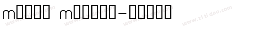 Moldr Medium字体转换